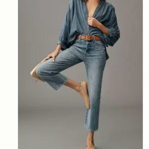 PISTOLA CASSIE HIGH-RISE STRAIGHT CROP
LEG JEANS